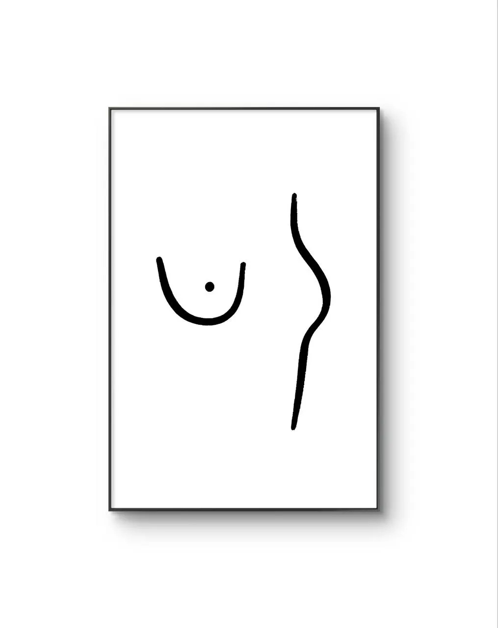 Felix – Abstract Feminine Form — Arte moderno y contemporáneo lámina artística finos por Felix