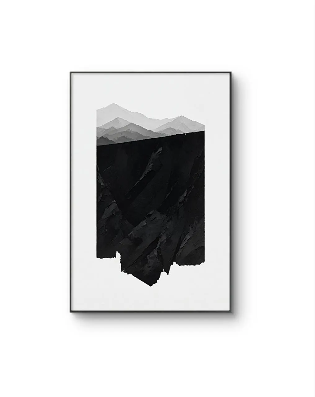 Felix – Monochrome Peaks — Arte moderno y contemporáneo lámina artística finos por Felix